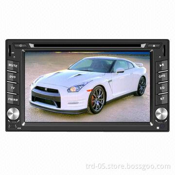 2-DIN Universal Car DVD Player with 6.2-inch Digital Display, Bluetooth Function